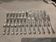 12 forks, 12 silver-plated fish knives Boulenger LXV