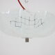 1970s Glass Pendant Lamp, Czechoslovakia