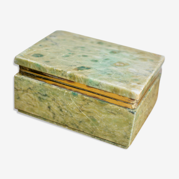 Italian box in green marble