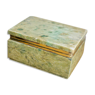 Boite italienne en marbre vert
