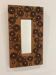 brutalist mirror in wood and metal 1970