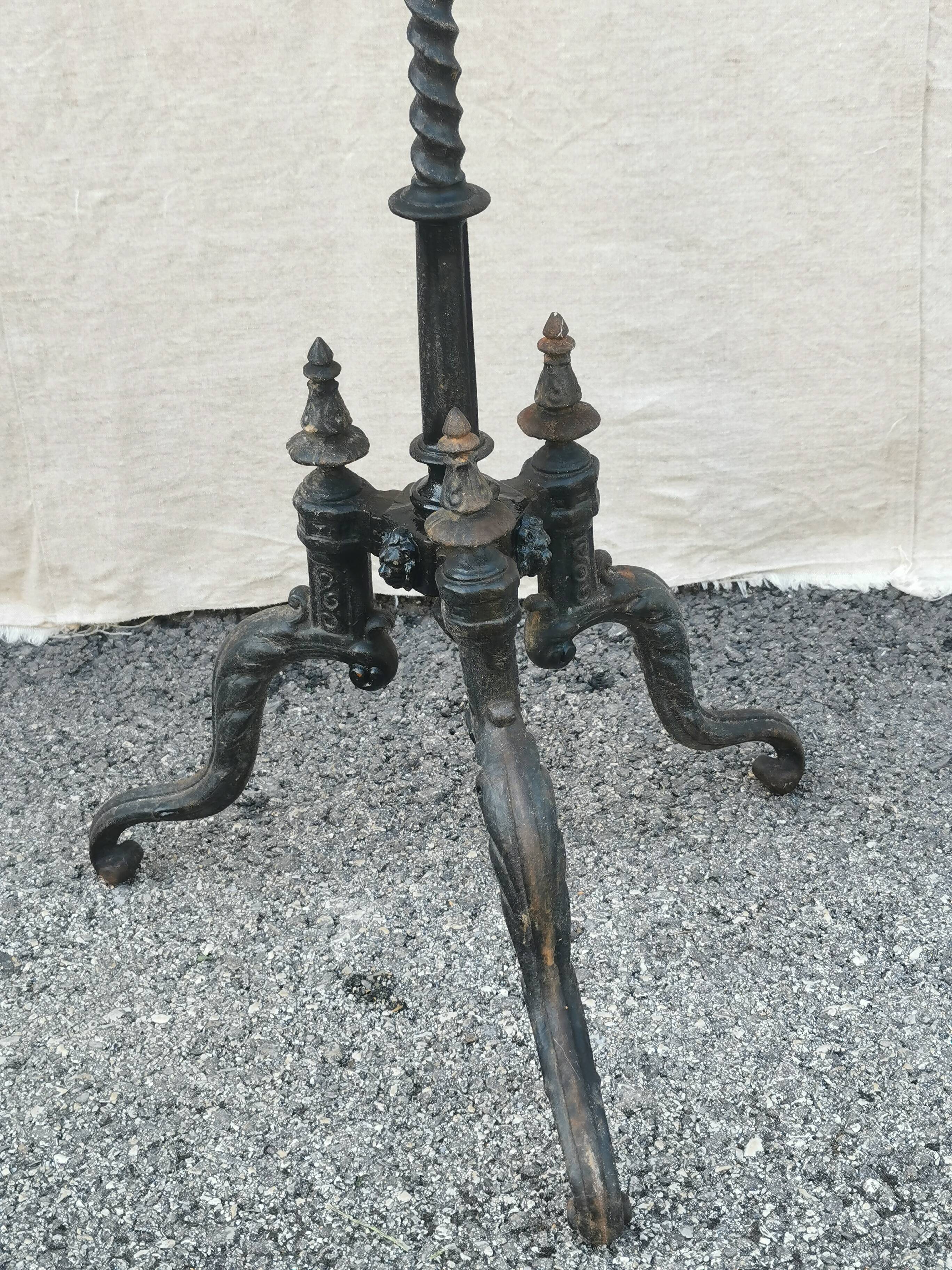 Cast iron Napoleon III pedestal table