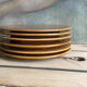 6 dessert plates or Gien cheese straw pattern