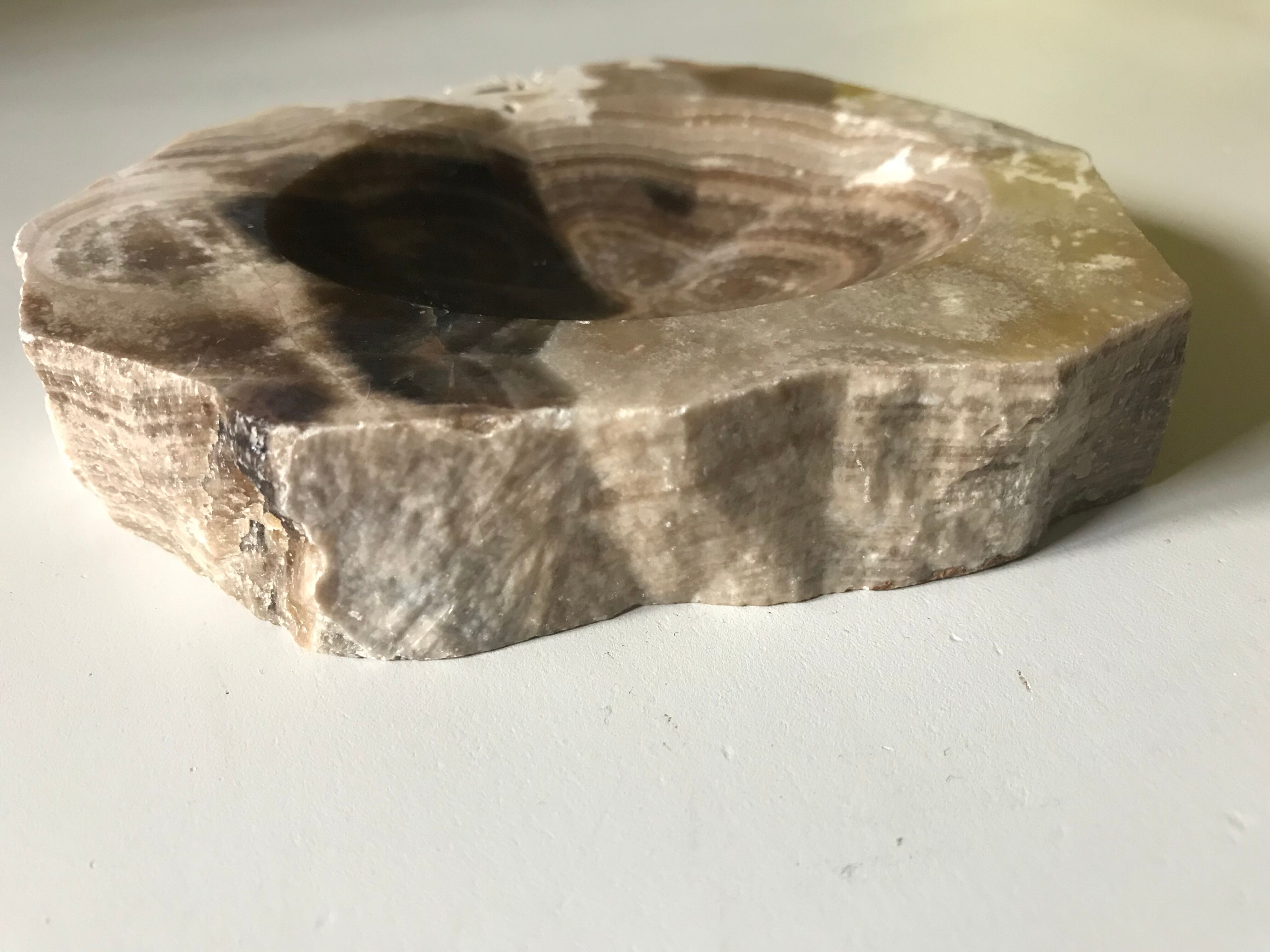 Vintage agate ashtray