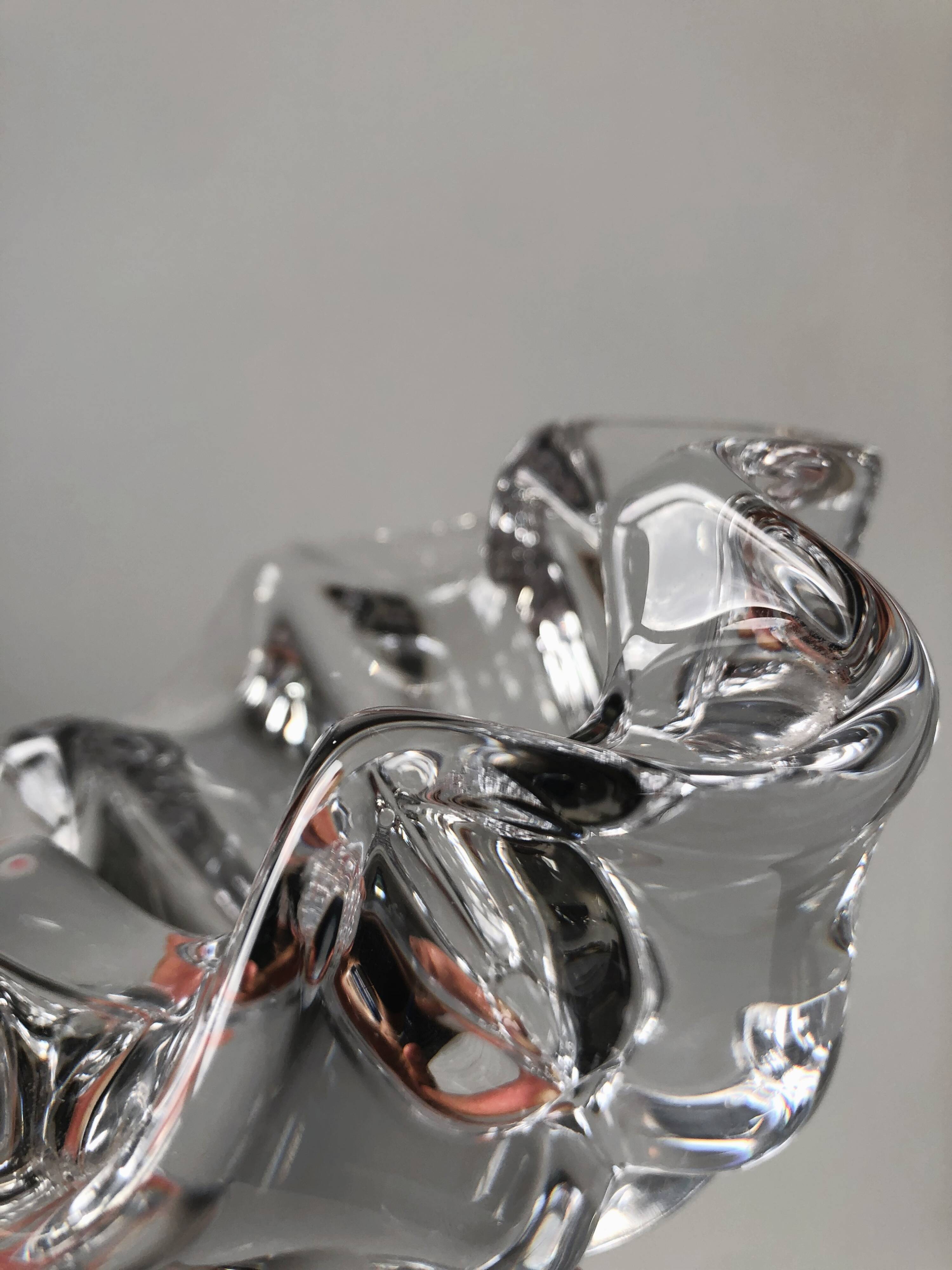 Crystal ashtray from Vannes France