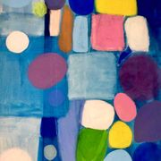 Tableau Coloré Abstrait Contemporain