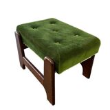 Vintage green step stool / pouf / kitchen step stool