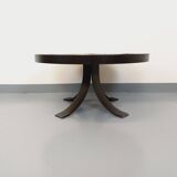 Vintage round coffee table from the 60s 70s by Raymond Corroyez in ceramic