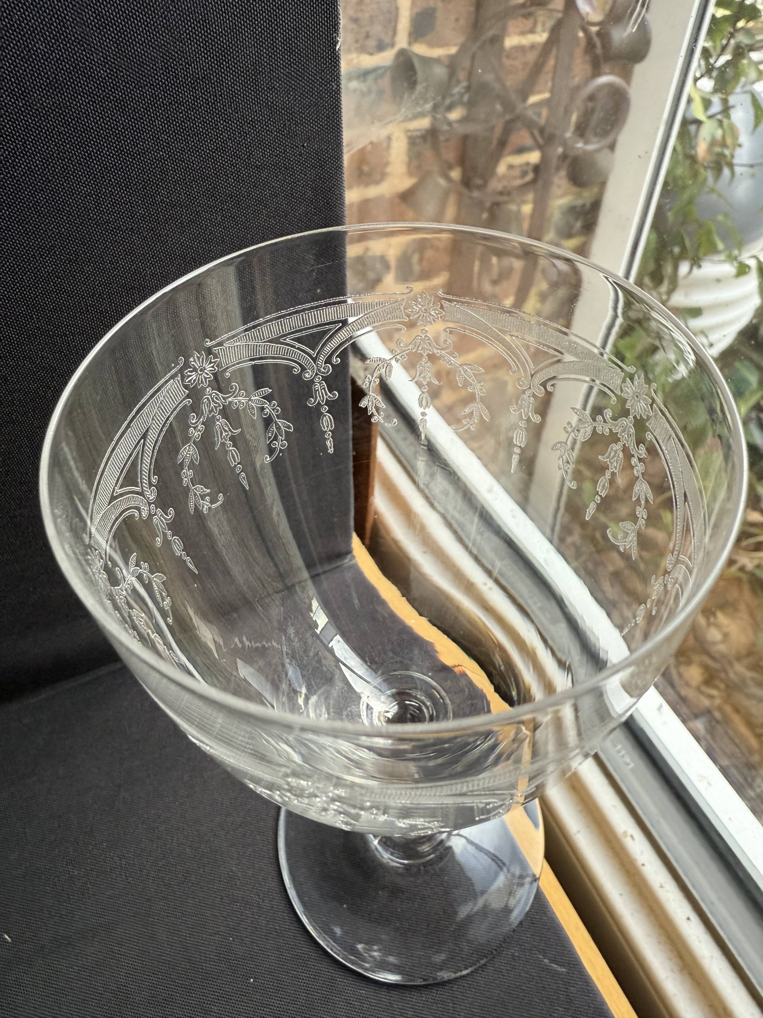 6 Saint Louis Manon water glasses
