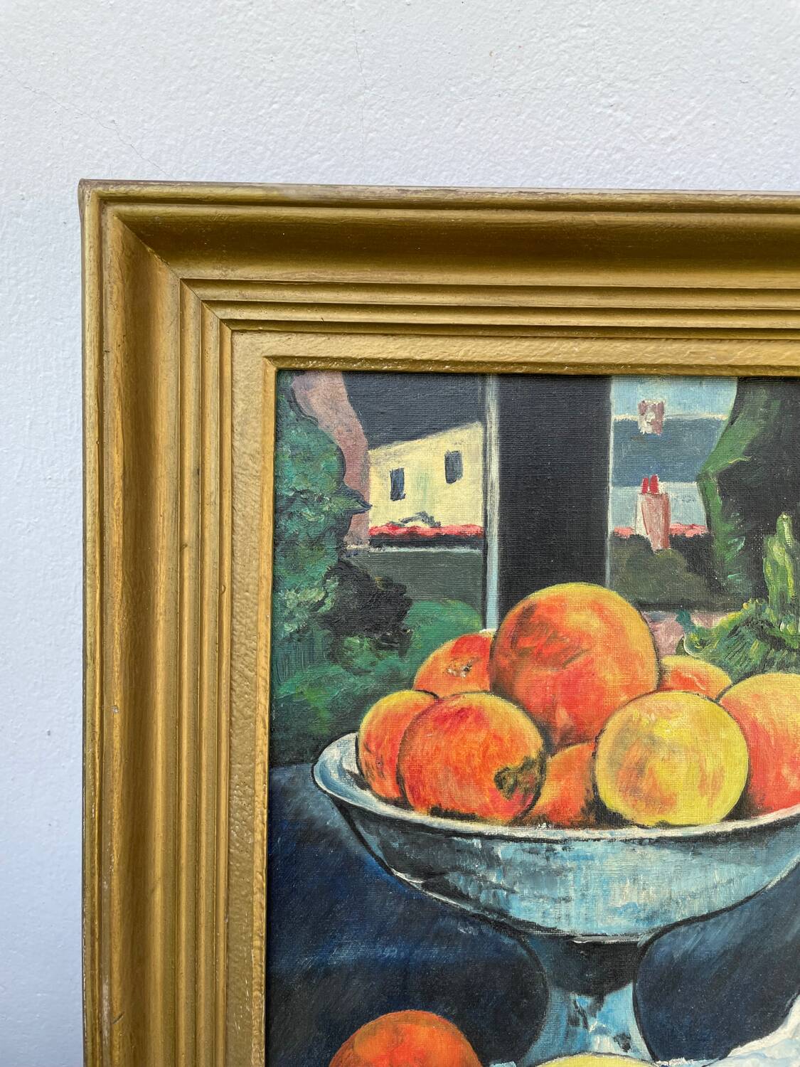 Still life painting in oil