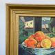 Still life painting in oil