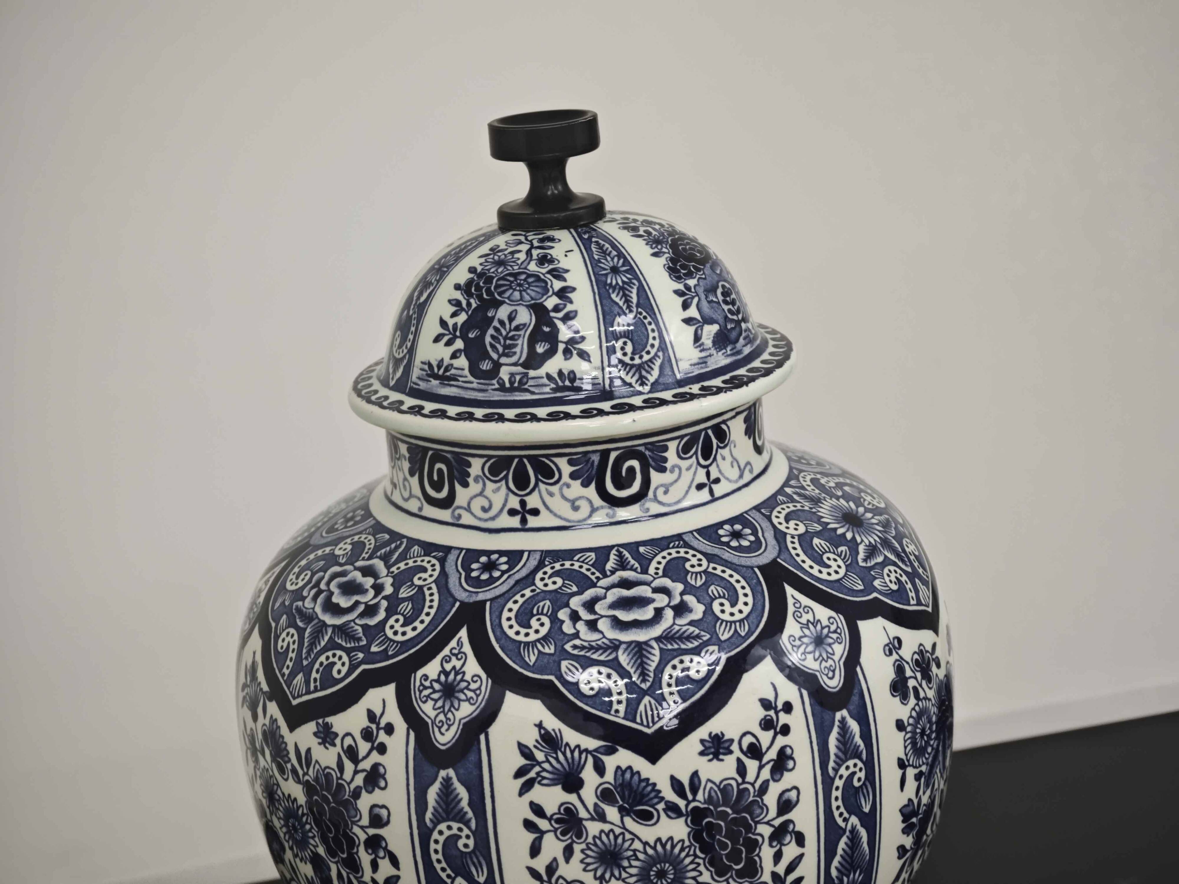 Delft Blue Porcelain Pot by Royal Sphinx by Bosch
