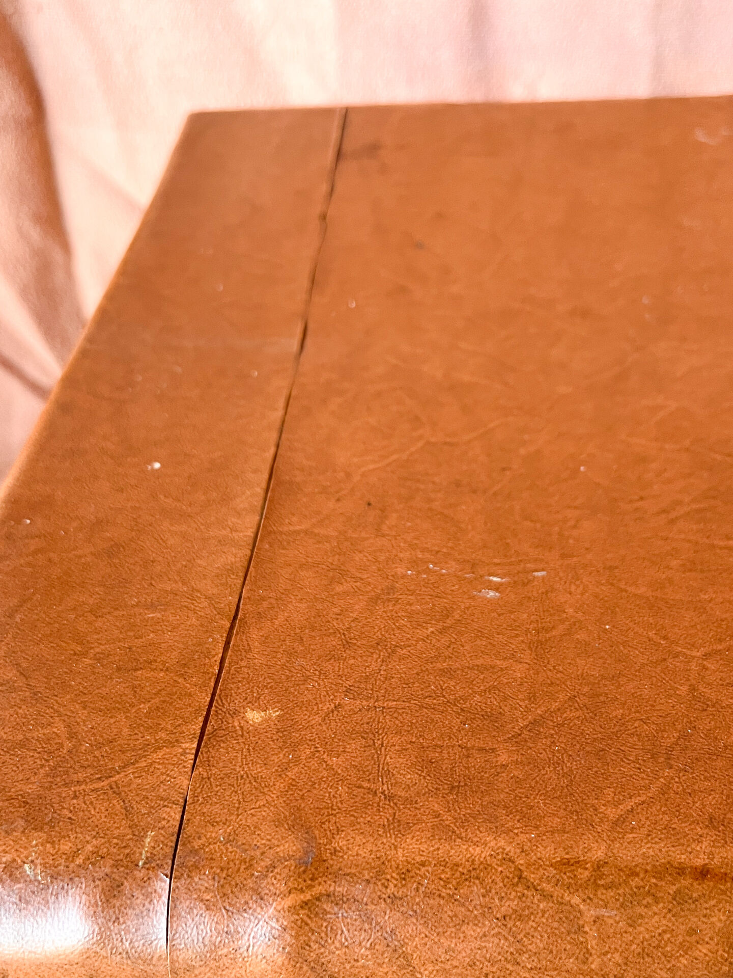Tabouret de en Cuir et Bois Style Curule