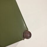 Set of 4 olive green chairs