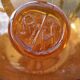 Demijhon or amber blown glass