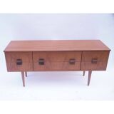 Scandinavian vintage sideboard with 6 drawers