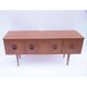 Scandinavian vintage sideboard with 6 drawers