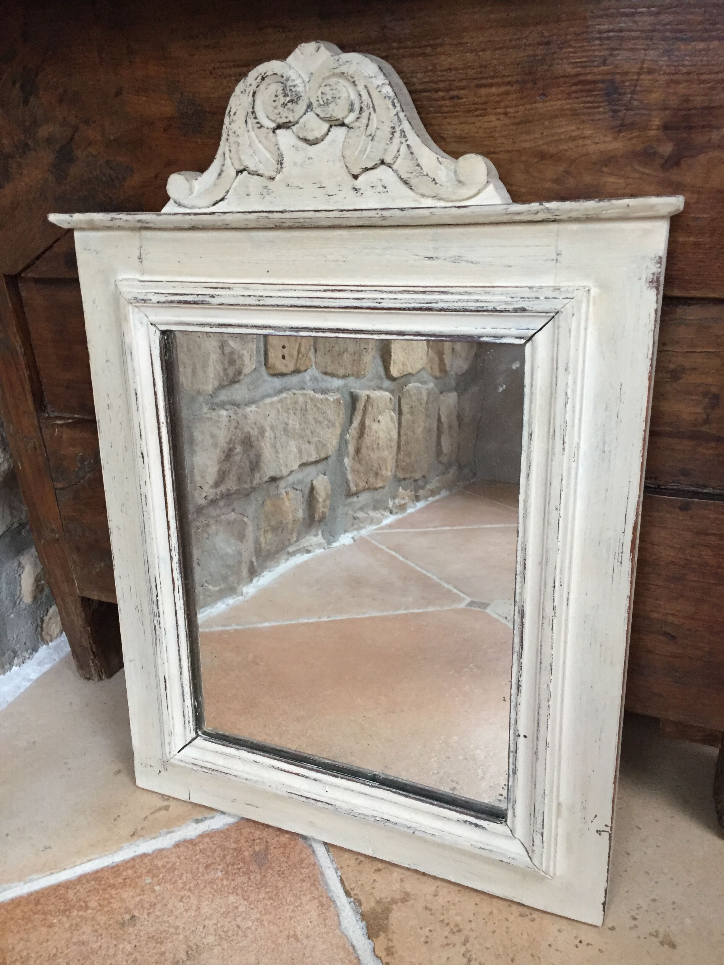 Former mirror shabby chic 36x50cm