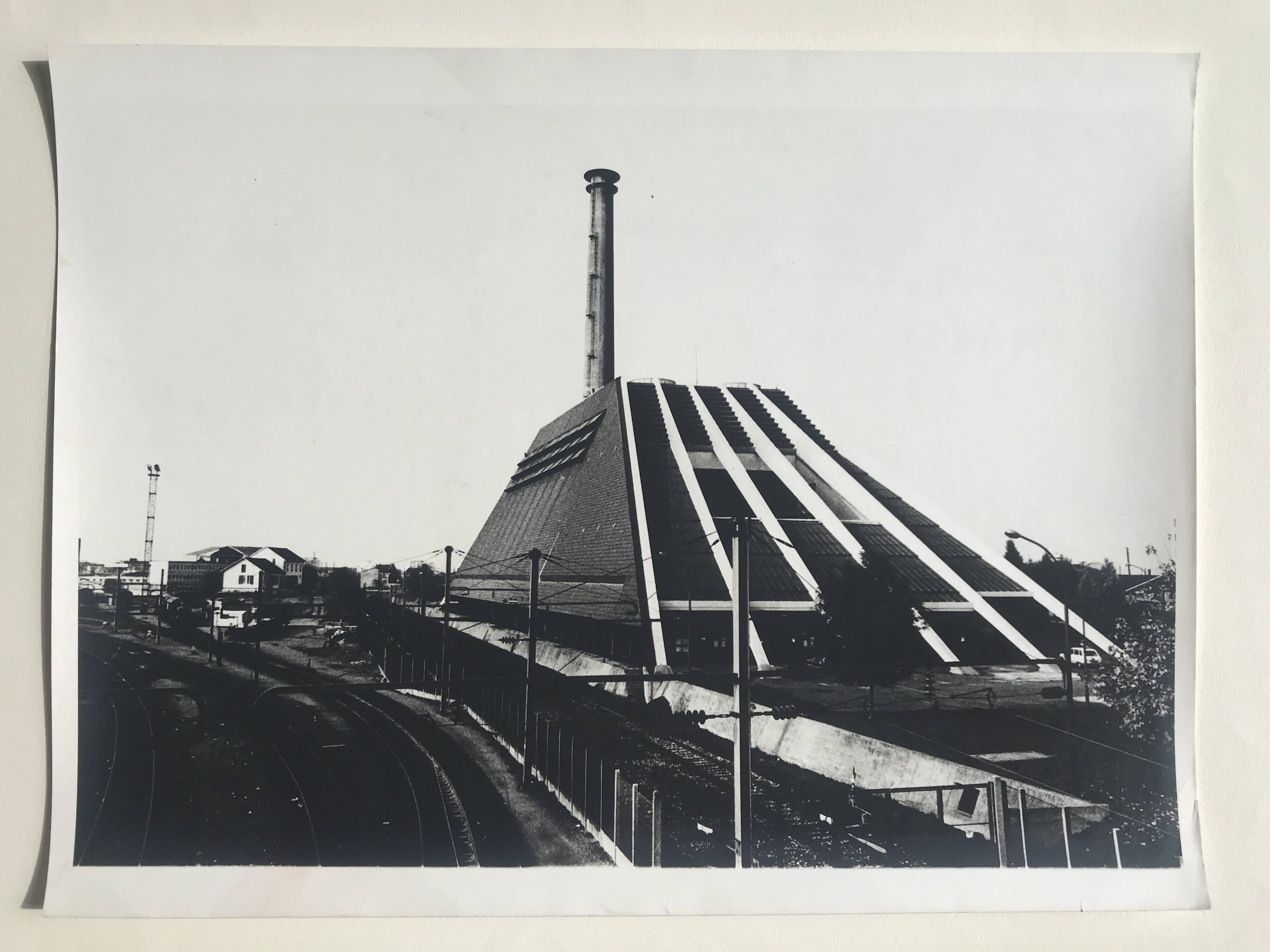 Rosine nusimovici, puteaux incineration plant, 1978. black and white silver print