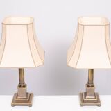 Herda lighting set Column Table lamps 1970s