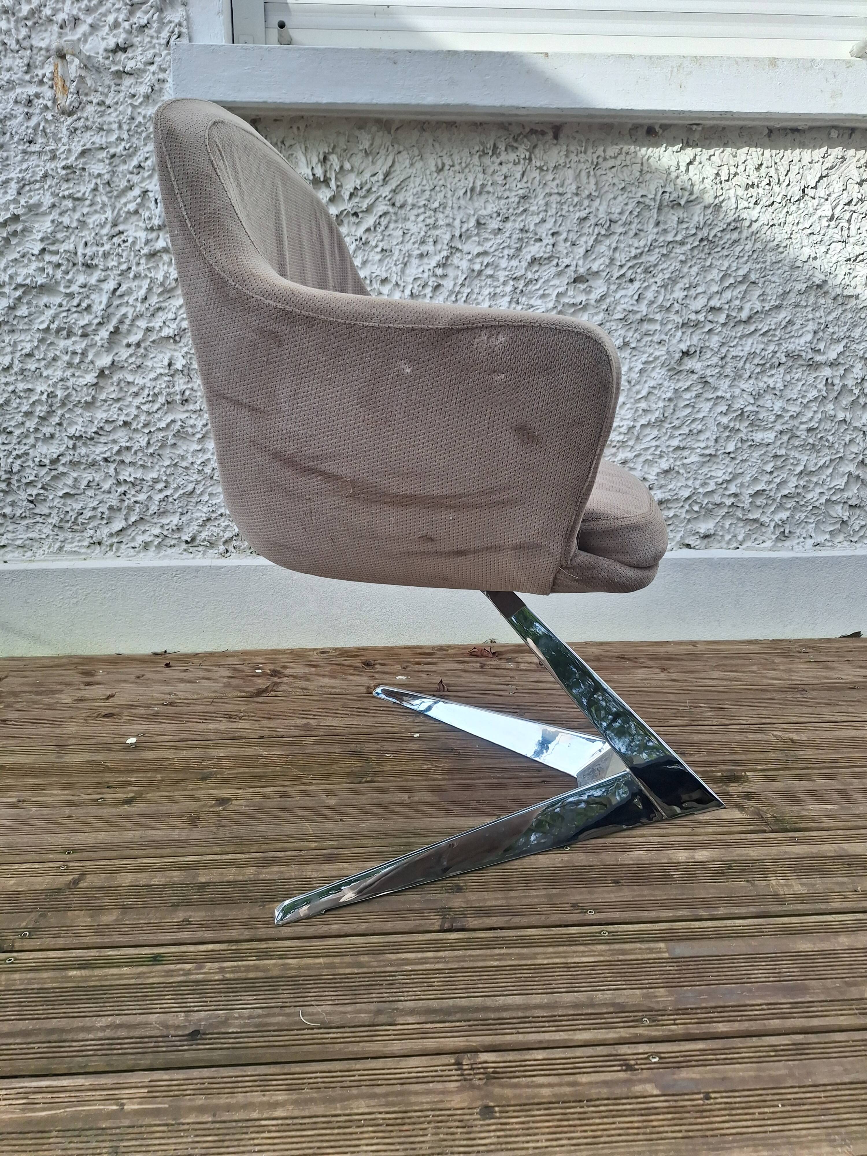 Jacques Adnet "Air France" armchair