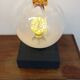 Vintage Mazzega table lamp made of Murano glass from the 1970s.