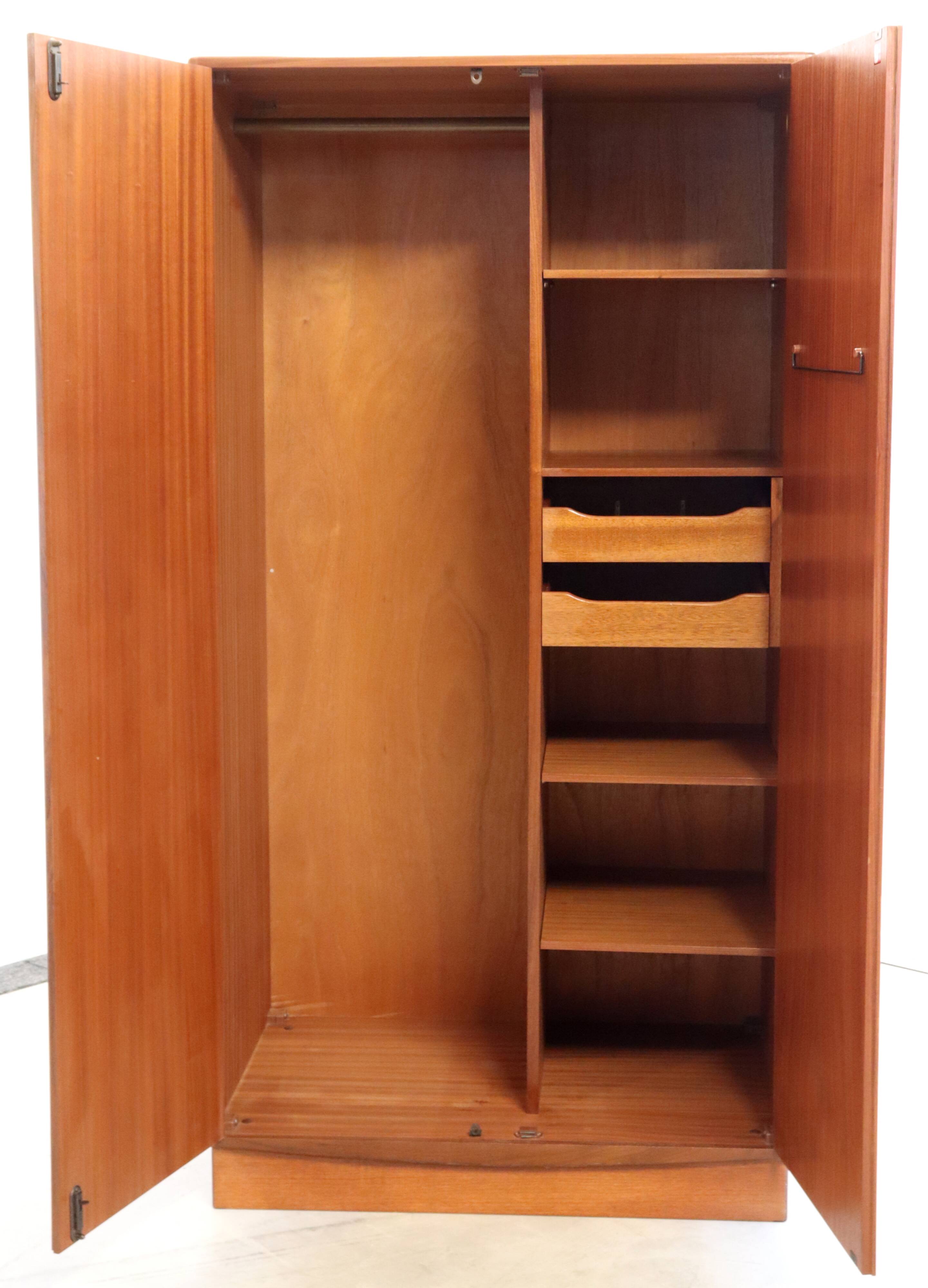 G-Plan vintage mid century wardrobe 'Heswell'