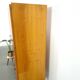 Meuble en placage avec tiroirs et piètement en acier, armoire vintage