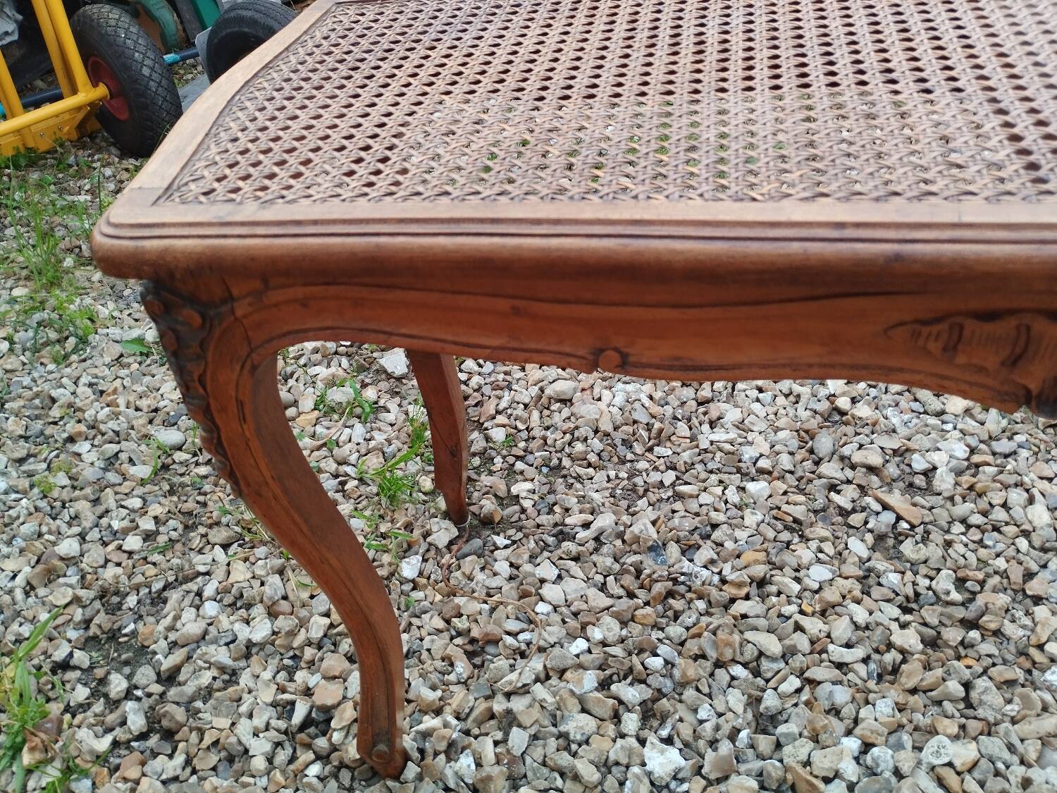 Banquette de piano ancienne style Louis XV