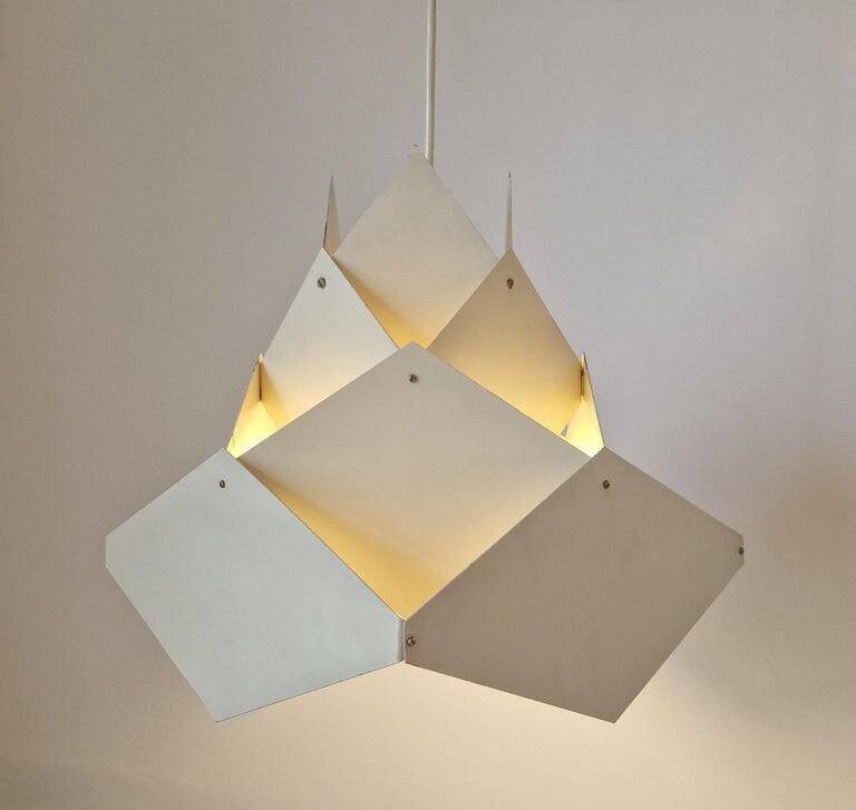 Rare Midcentury Design Pendant in Style of Preben Dal, Denmark, 1960s