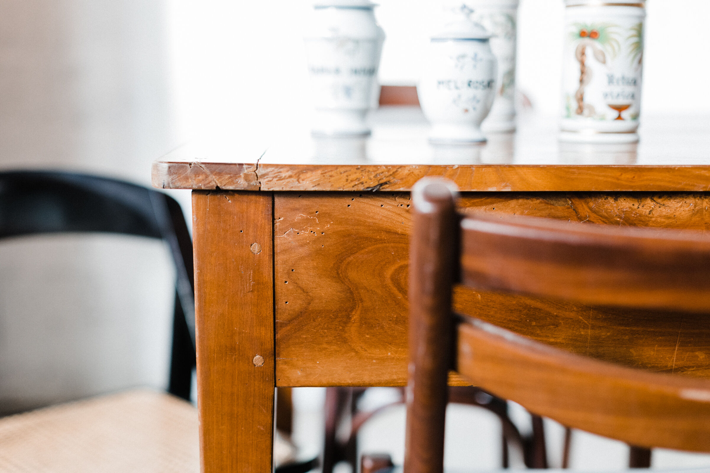 Rectangle wooden table "Cyclamen Mahogany"