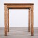 Brutalist Oak Side Table with Tiles, Denmark, 1960s