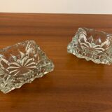 Art Deco square ashtrays