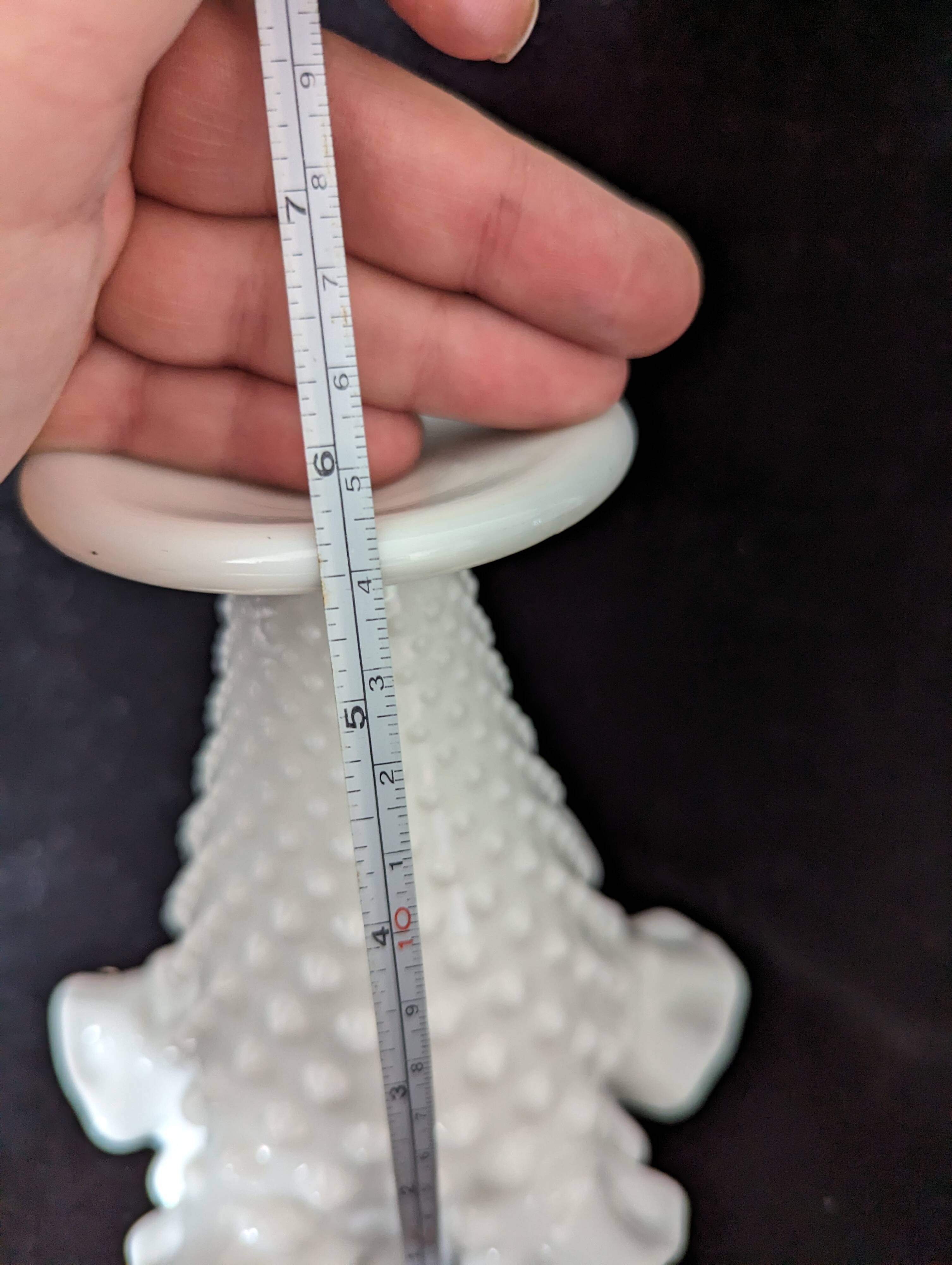 vase Fenton en opaline blanche