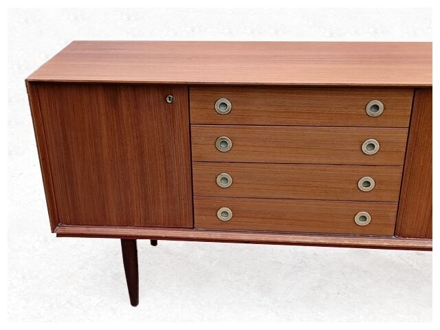 Teak sideboard Scandinavian design 1950s