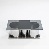 Table basse et bar futuristes par Ludovico Acerbis pour Domustil, Italie, 19