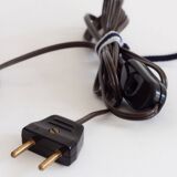 Small carved wooden lamp base, 1950s