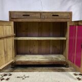 20th century Parisian buffet bahut made of solid wood (beech)