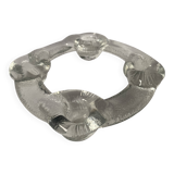 Pukeberg Scandinavian vintage glass candle holder from the 70s