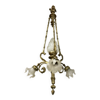 Lustre Ormolu Bronze 19eme