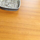 Scandinavian teak round dining table