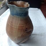 Terracotta vase signed Larozas