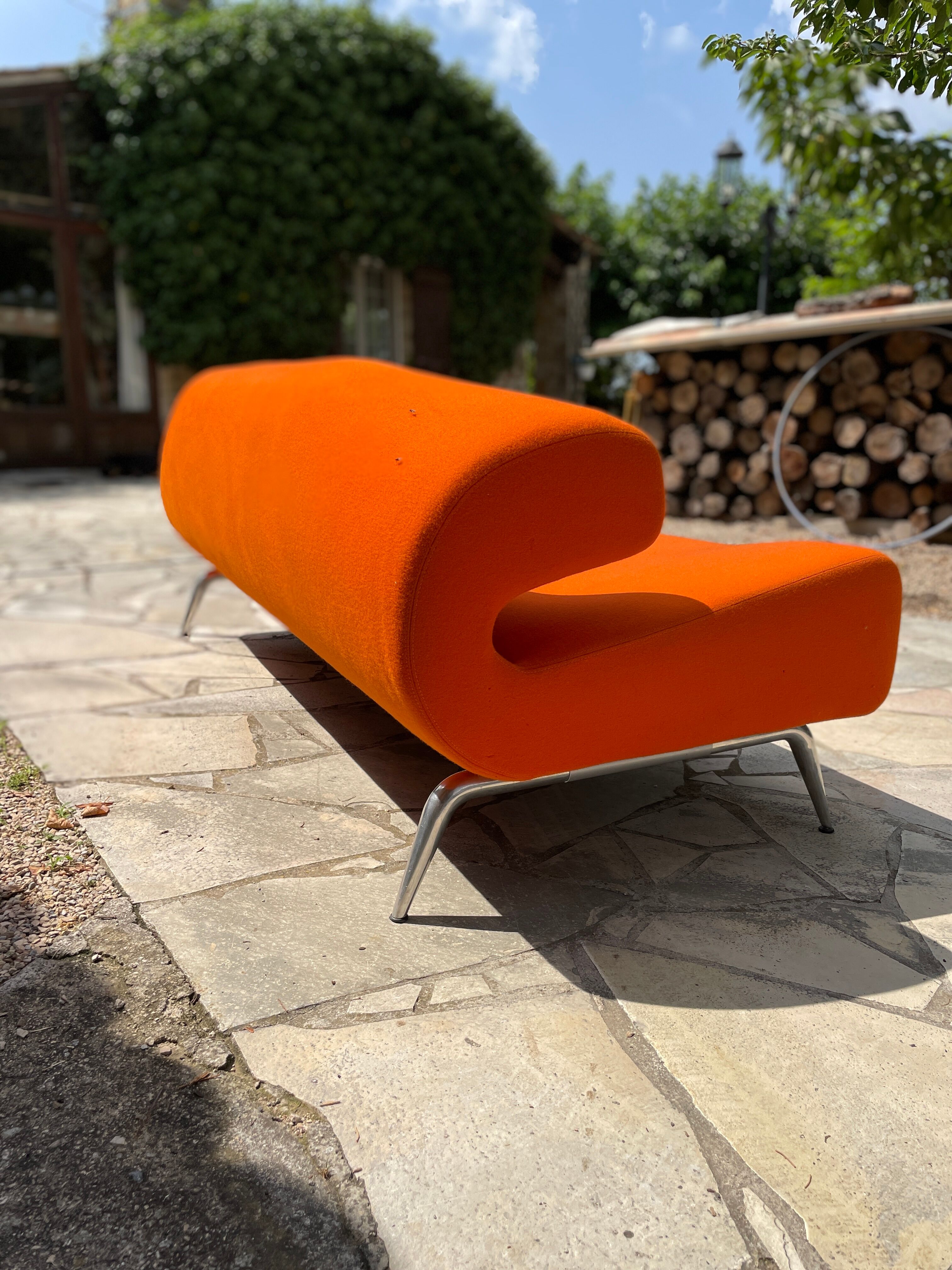 Vintage sofa C-725 Bird by Michel Van Der Kley for Artifort