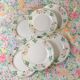 6 vintage dessert plates, Salins France