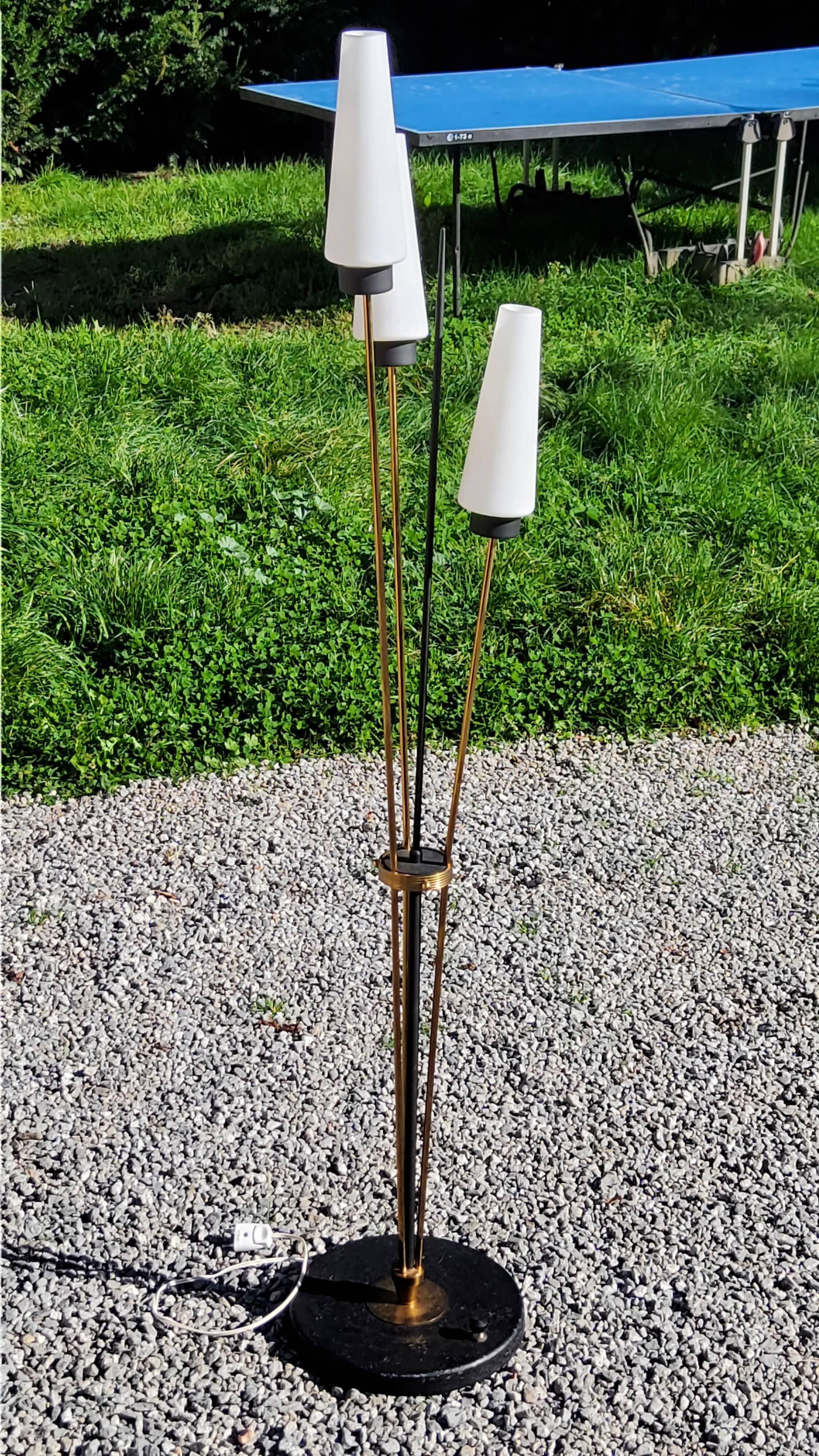 Vintage floor lamp from the 60s from Lunel
