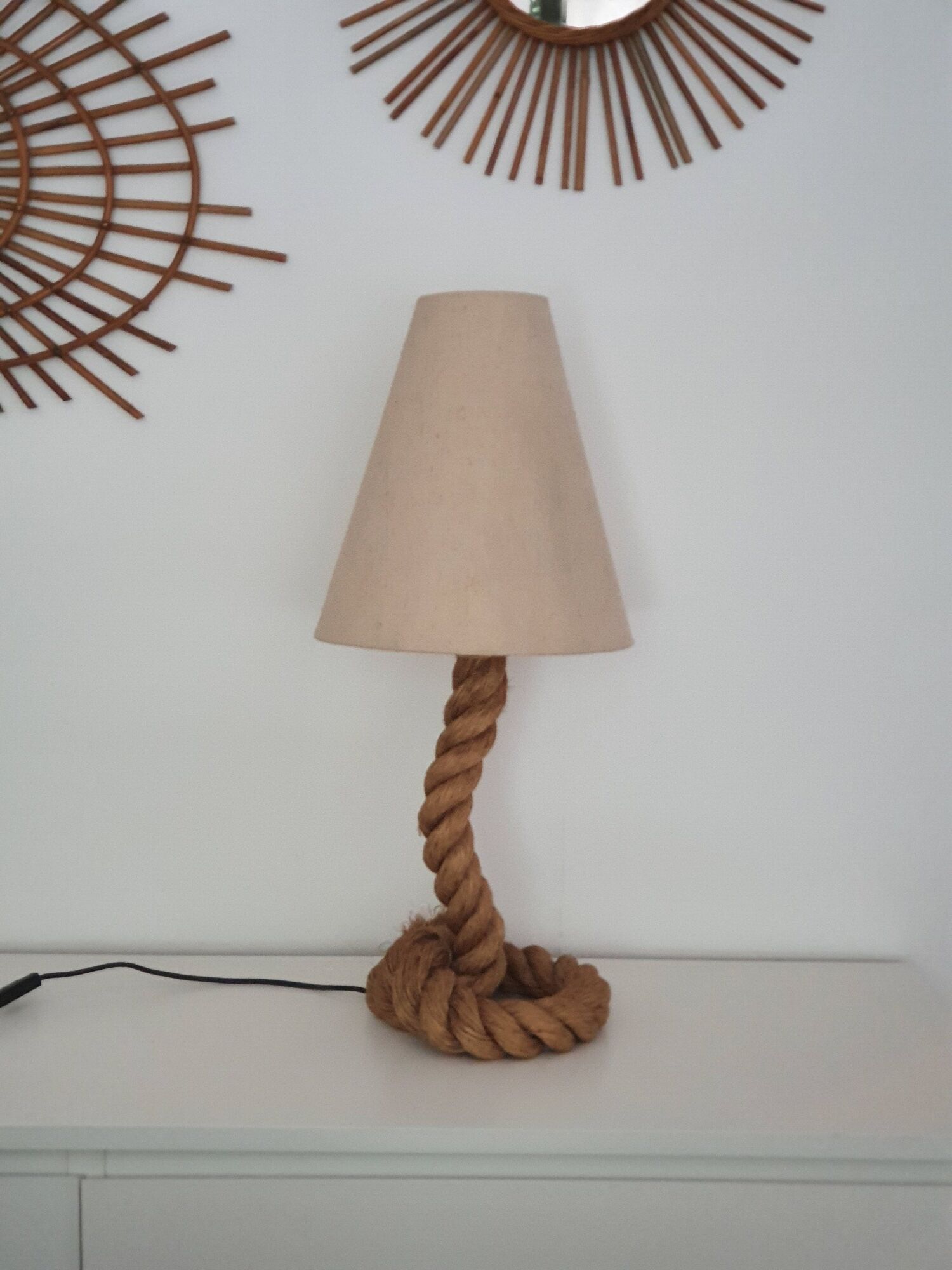 Artisanal rope lamp 60/79