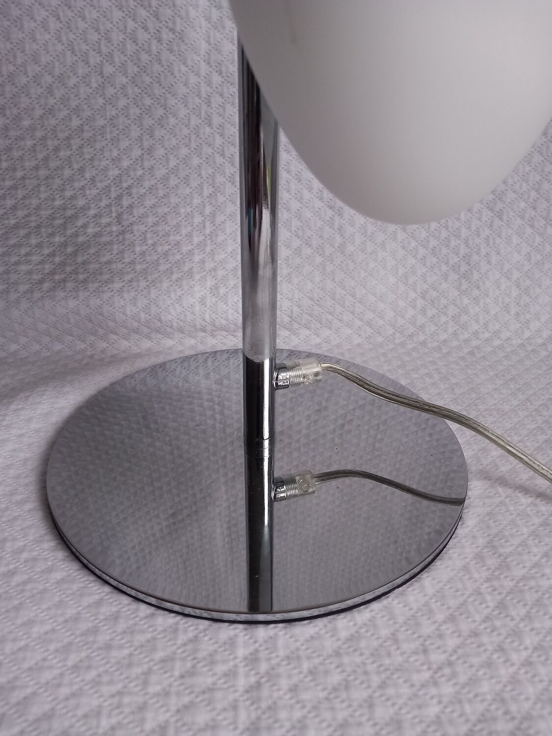 Italian design lamp Fabas Luce – Double adjustable pebble – Chrome &