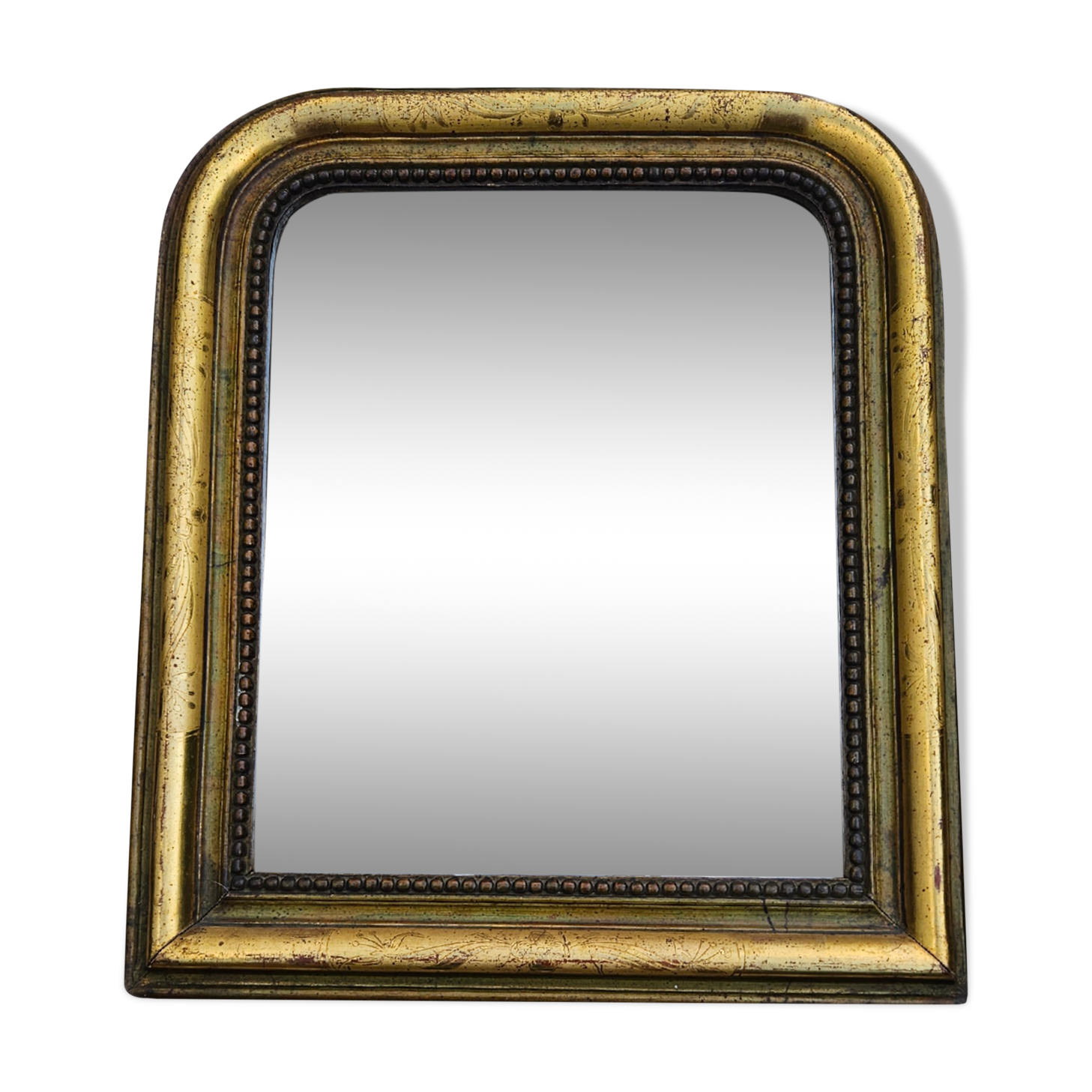 19th century mirror 37x45cm