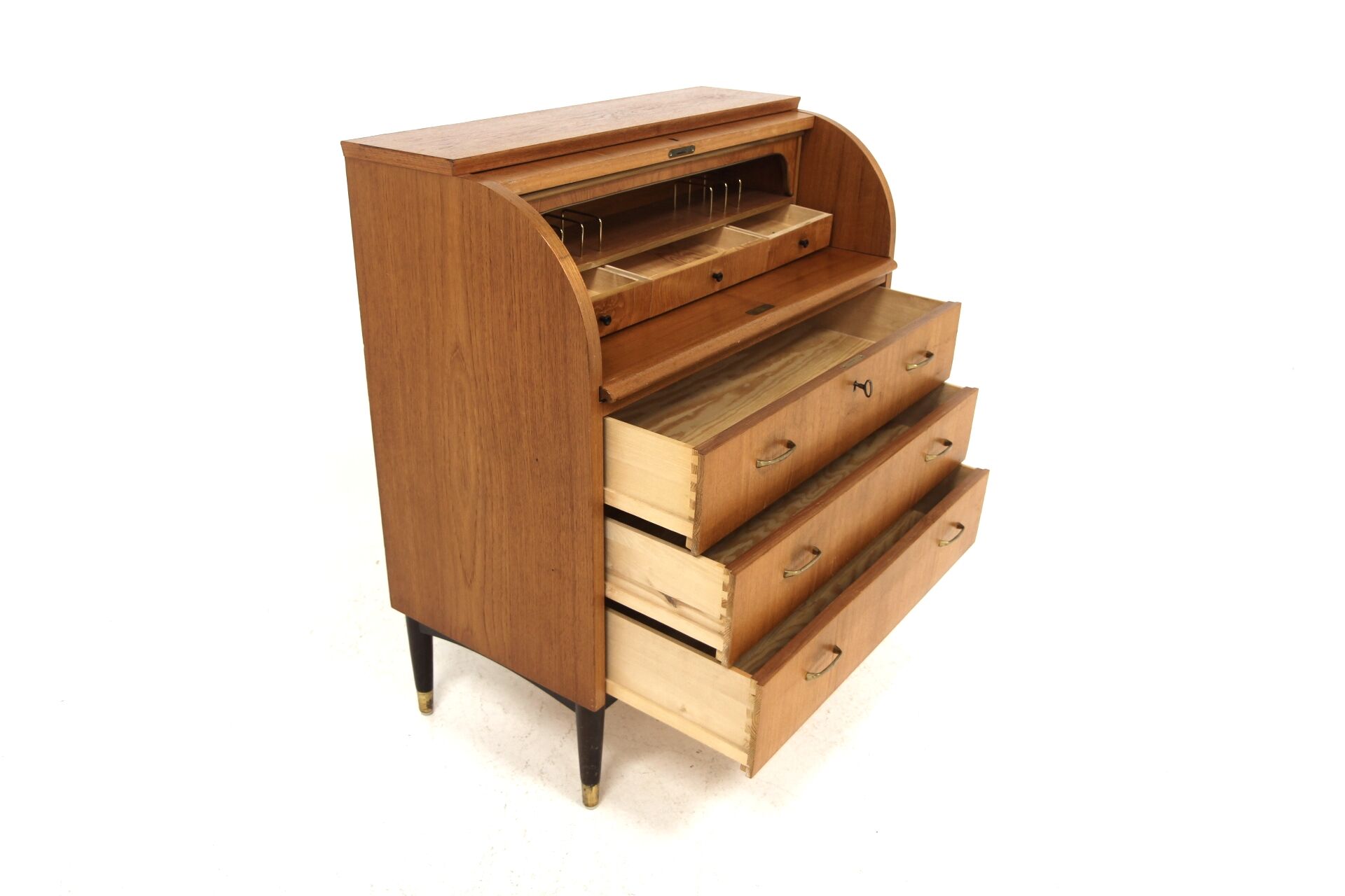 Scandinavian teak secretary, Sweden, 1950