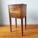 Table de chevet Directoire en noyer